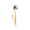 Gold Silver Stirring Spoon SAKURA ROSE LOVE Coffee Spoon Creative Dessert Spoon  for Kitchen Tools