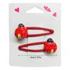 Princess Hair Clip Hair Tie Ladybird Hair Clamps Cute Ladybird Hair Catch Barrettes Strong Hold Hairpin for Girls