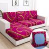 Neue Blumenmuster Stretch Wohnsofa Sitzkissenbezug Rückenlehnenbezug Schutzhülle für Couch Wohnsofa Abdeckung L-Form Chaiselongue Überwurf-Sets