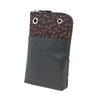 Indenya Inden Sacoche Smartphone Pochette Smartphone Case Deerskin Black X Red Lacquer Dragonfly Pattern 5027-21-008