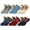 Fall and Winter Floor Socks Home Warm Women Men Socks Snow Socks Sleep Carpet Socks Slippers Socks Men Non-slip Yoga Socks