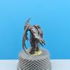 Antike Messing Cthulhu-Stil Monsterfigurine, Miniatur Mythologie Statue, Mikro-Landschaftsdekoration, Schreibtisch Sammlerstück Geschenk