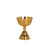 Su Gong Style Brass Ghee Lamp: Long-Burning Copper Offering for Buddha