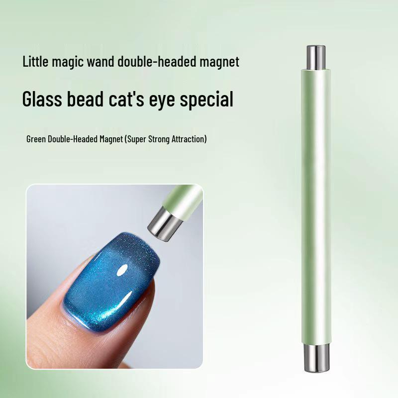 Magnete Triplo Occhio di Gatto: Strumento Magnetico per Unghie Cilindrico, Forte e Grande