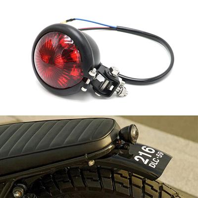 10W Signal Light Replacement Motorcycle LED Brake Tail Light for GN125 CG125 12V Round Taillight Motorbike Modified Part