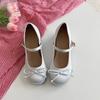 Korean Version of Sweet and Cute Fairy Style Mary Jane Single Shoes, Spring Light Mouth Thick Heel Lolita with Skirt Shoes