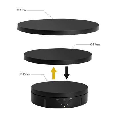 Hot Sell 3 Speeds Electric Rotating Visualizer 360° Turntable Regulation USB Charge Display Stand For Video Shooting Prop