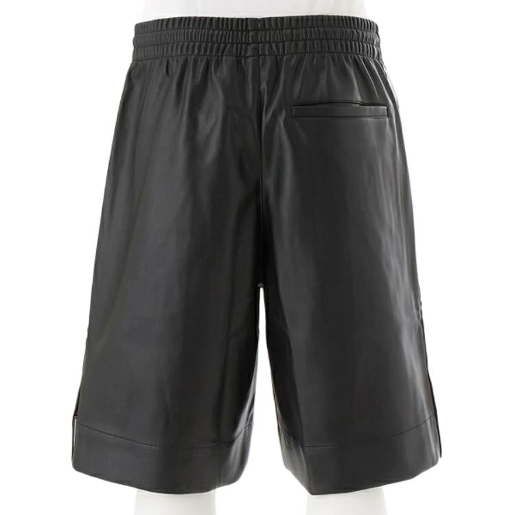 adidas Originals – Gestreifte, elastische, mittelhohe, schmal geschnittene Shorts mit geradem Bein und mittlerer Taille – Herren-Shorts – Schwarz IZ4043