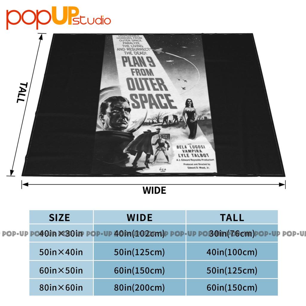 Plan 9 From Outer Spaceschwarz Ultra-Soft Blanket Quilt Winter Sofa Cover Bed Covers
