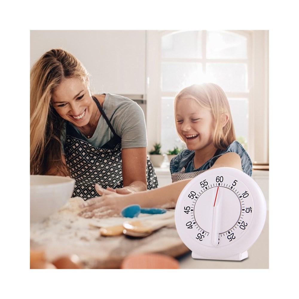 

60 Minutes Mechanical Clocking Big Circle Pendulum Timer Reminder Type A