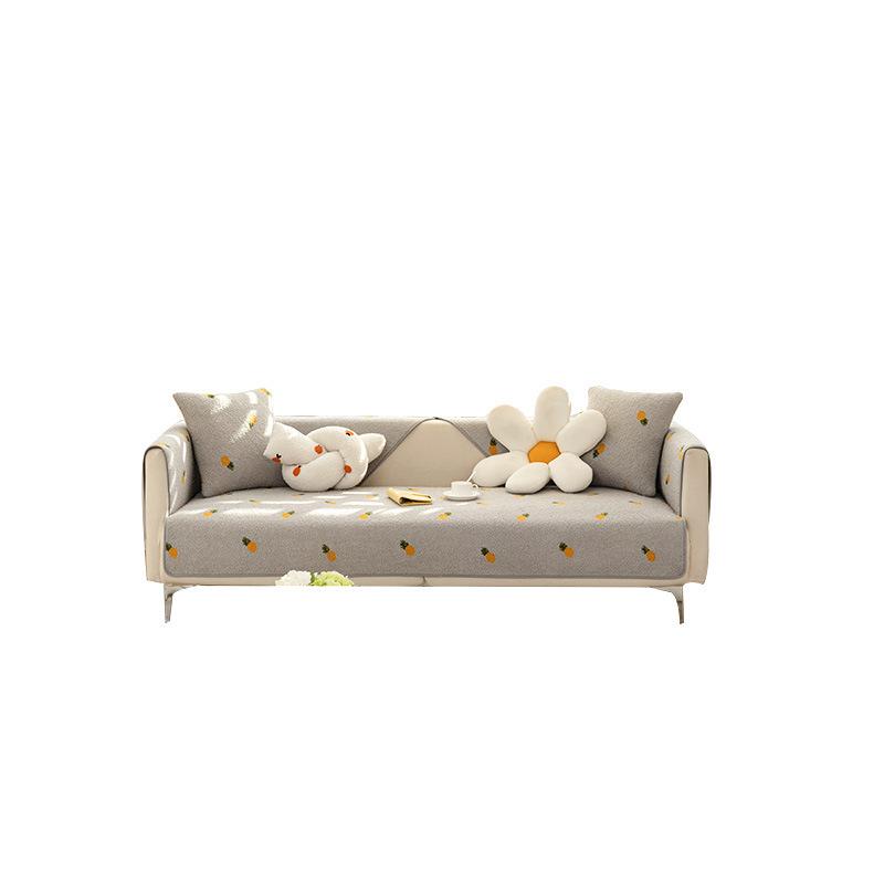 Lamb's Wool Sofa Cushion Four Seasons Cloth Non-slip Sitting Cushion Full Package Sofa Cover Cover Cloth Towel Living Room Thickening