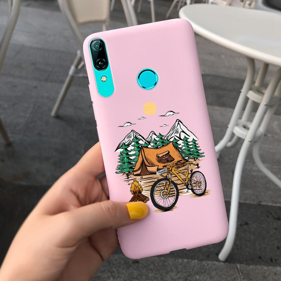Lovely Silicone Case For Huawei P Smart 2019 Case Huawei PSmart 2019 Soft Back Cover Funda Bumper POT-LX1 POT-LX3 Phone Case