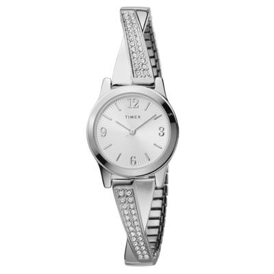 TIMEX WatchTW2V69600 Unisex Stretch Bangle Silver [Item]