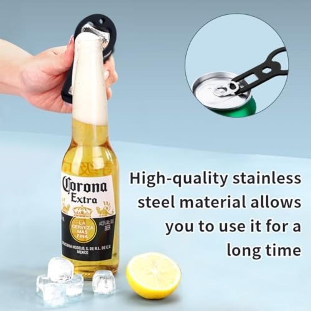 Creative Metal Soda Carbonated Drink Bottle Lid Opener Beer Anti Slip Can Opener Outdoor Gadgets