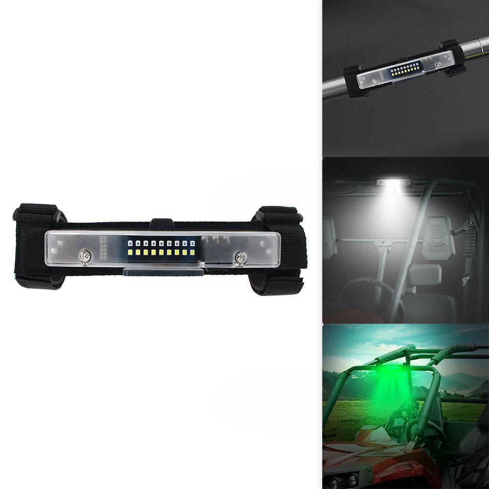 Universal Roll Bar Mount LED Work Light For UTV Polaris RZR XP Turbo Ranger General Can-Am Commander Defender Maverick Off Road