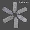 3D Silicone Nail Art Mold for Christmas Snowflake and Leopard Print Designs Reusable Easy To Use DIY Nail  Template