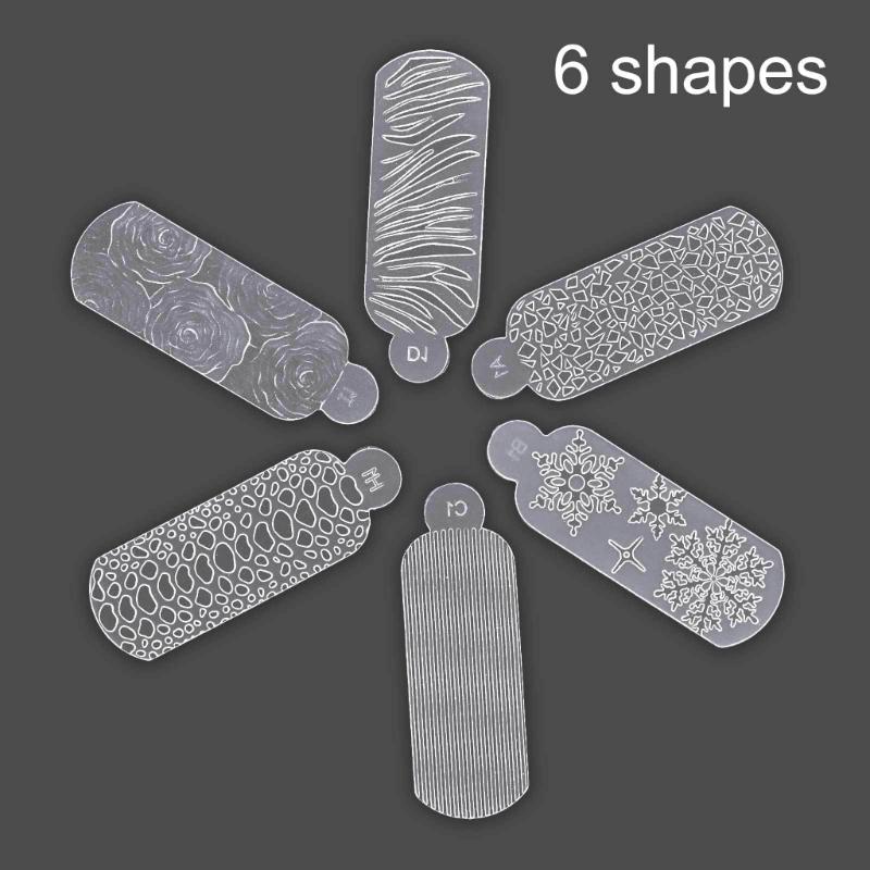 3D Silicone Nail Art Mold for Christmas Snowflake and Leopard Print Designs Reusable Easy To Use DIY Nail  Template
