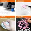 Easy To Cut 3D Puff Heat Transfer Vinyl HTV Printing DIY Craft Supplies Iron on Vinyl 25*30CM PU Foam Transfer Film