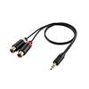 ELECOM AV kábel/3.5 átalakító adapter/3.5-RCA pin x 2