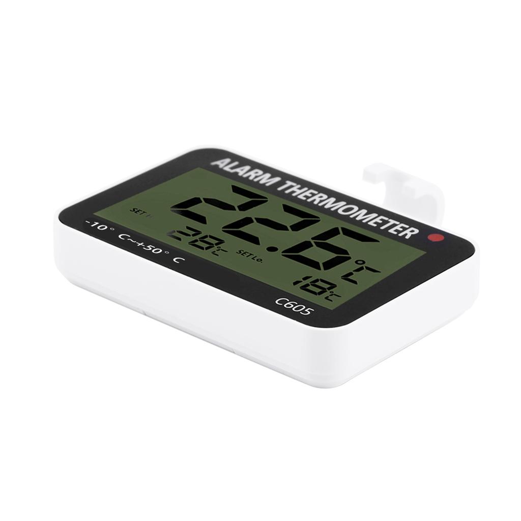 Großes LCD Kühlgefrierschrank Digitales Thermometer Temperaturmesser mit Halterung