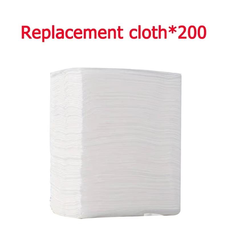 Disposable Mop Cloth Cleaning Mop 360° Rotating Dry and Wet Flat Household Electrostatic Dust Removal Mop Floor Tile Floor Clean