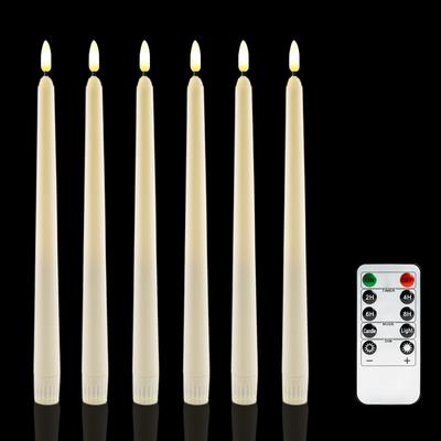6Pack Valentine's Day Wedding Glow Tea Candles Religious Christmas Party Supplies Home Decoration LED Candle Lights