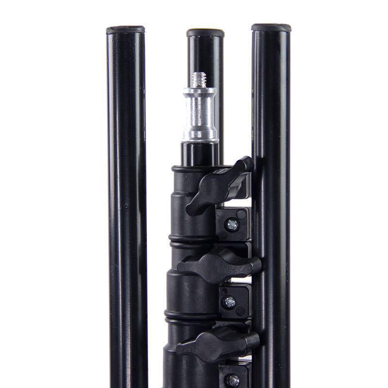 1.6m Mobile Phone Live Broadcast Light Stand & 2m Foldable Tripod