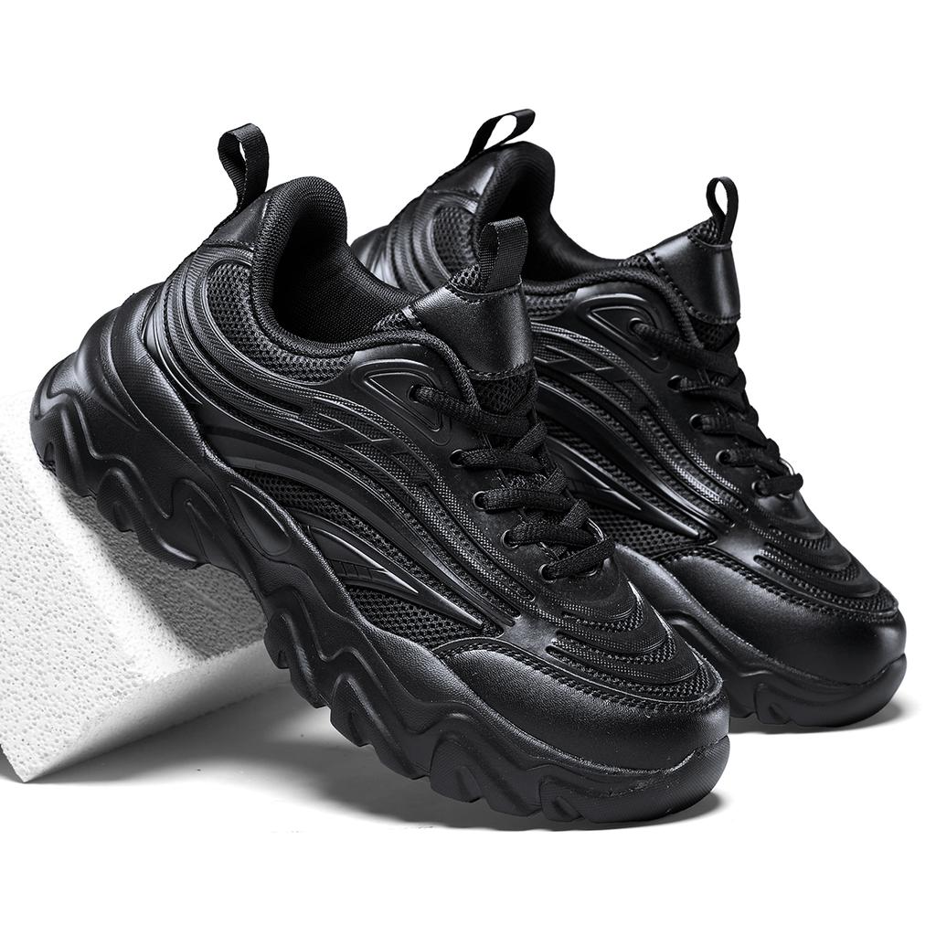 TUINANLE New Arrival: Stylish, Versatile Couple's Sneakers – Dad Shoes, Plus Sizes, Comfortable, Thick-Soled Sneakers, Sizes 35–46