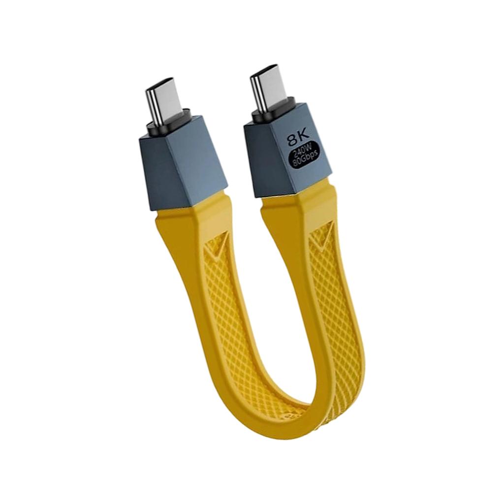 Thunderbolt5 FPC USB4 Data Cable 40Gbps Speed TPE Construction Multiple Device Charging Support