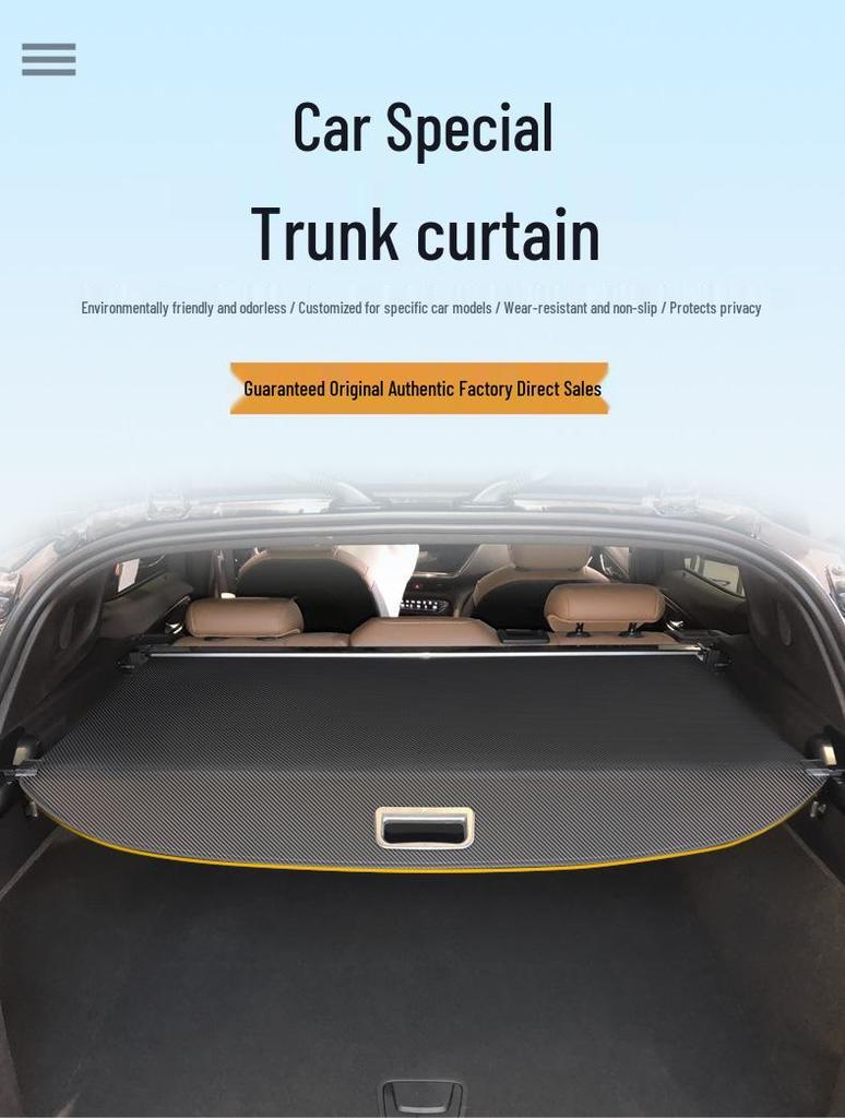 Isuzu MU-X (15-25 Models) Trunk Cargo Cover Privacy Divider
