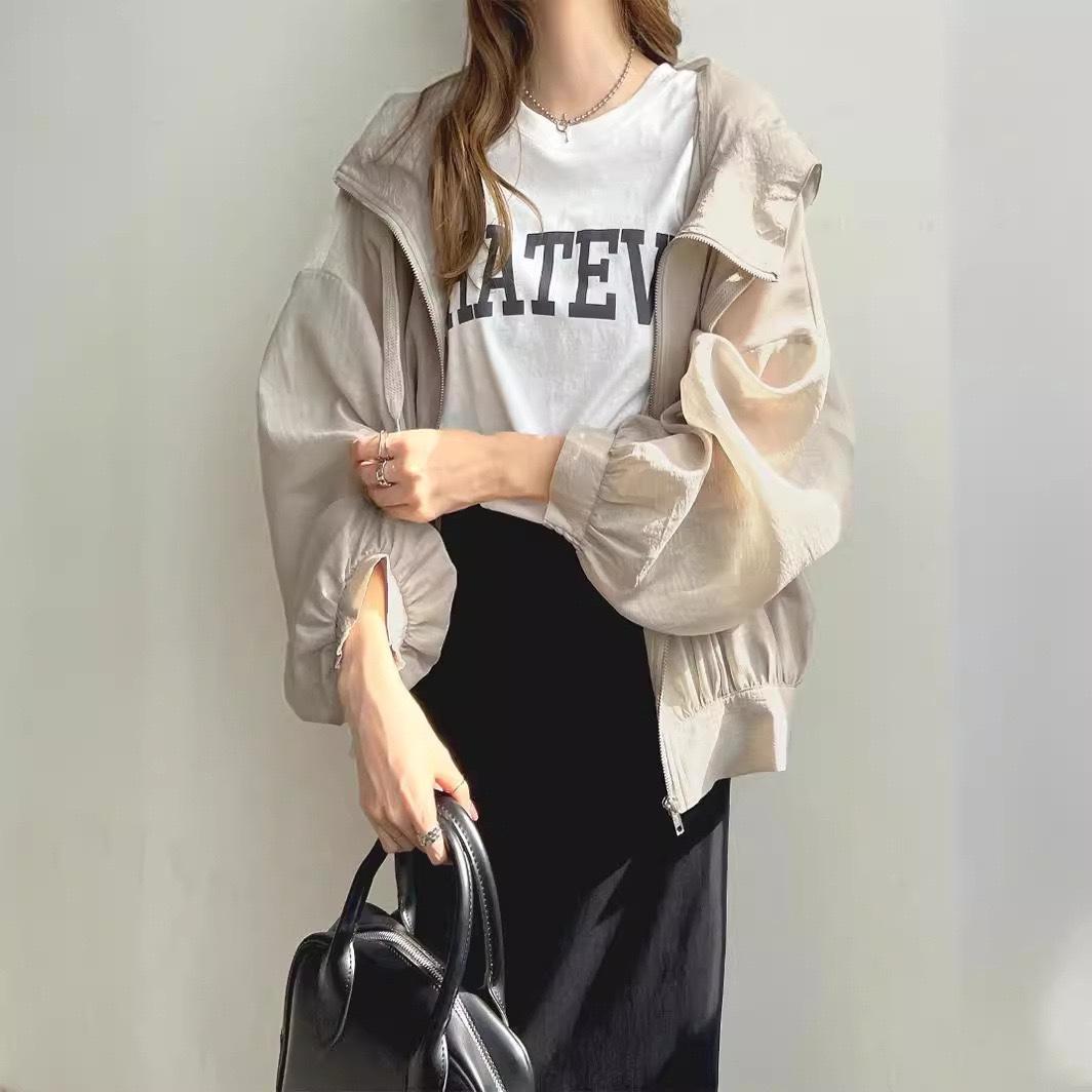 

Японский стиль однотонный тонкий солнцезащитный крем новая модная легкая одежда с капюшоном для защиты от солнца для женщин One Size хаки