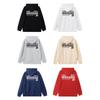 Wassup Trendy Brand Letter Sweatshirt Men's Hoodie Autumn and Winter Fleece Loose American Casual Couple Tops Jacket