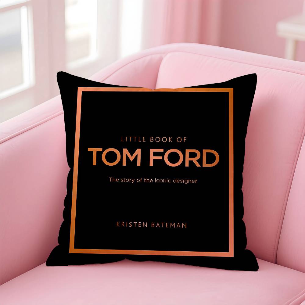 Trendy Brand T-Tom F-Ford Pillow Case Pattern Printed Pillowcase for Living Room Sofa Cushion Cover & Bedroom Decor