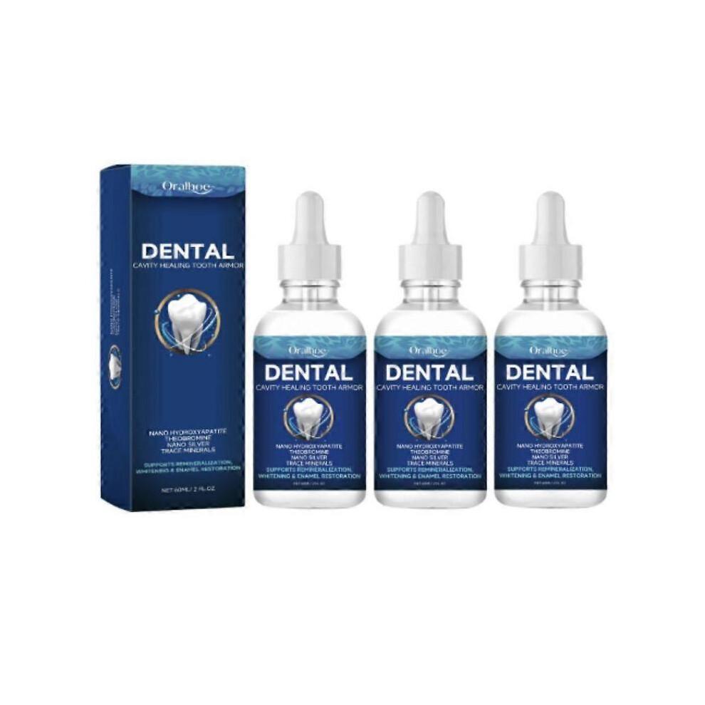 (3 Stück)1-3X 60ml Zahnpflegelösung Dentite Karies Zahnschutz