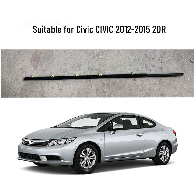Уплотнительная полоса оконной накладки Honda Civic 2-дверный 2012-2015