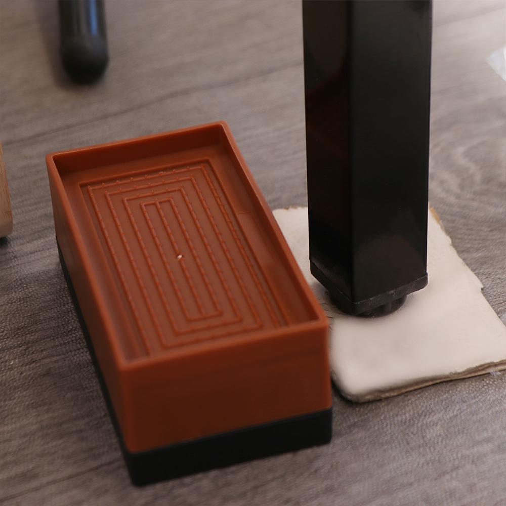 Desk Lifts Furniture Foot Pad Adjustable Table Chair Support Bed Furniture Riser  Leg Extenders