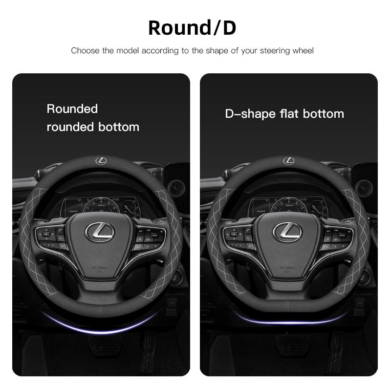 Lexus Car Steering Wheel Protect Cover Auto Accessories For Lexus F SPORT ES RX NX LS UX LM LX GX LC RZ IS CT GS RC HS SC LBX