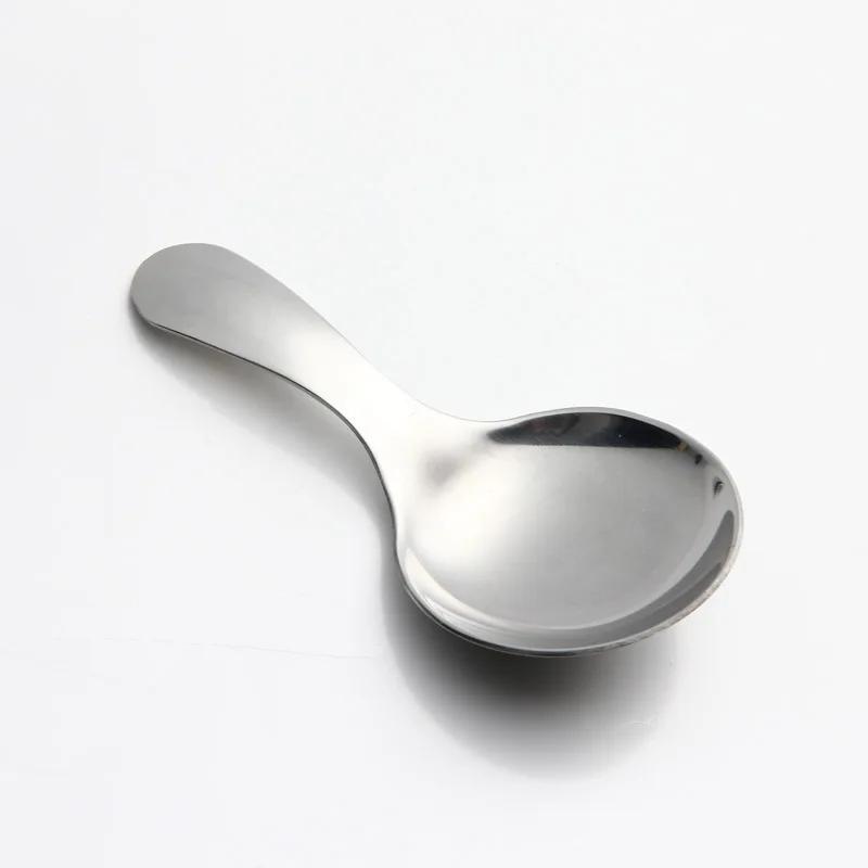 1/5Piece Stainless Steel Spoon Short Handle Sugar Salt Spice Spoon Seasoning Tea Coffee Spoon Kitchen Tool