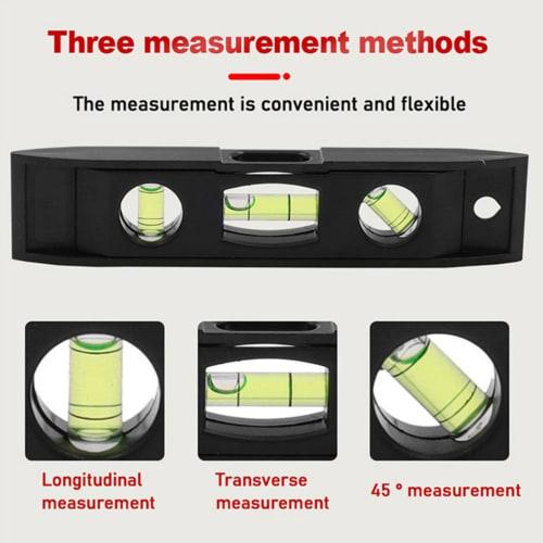 Small Leveling Tool - Pocket Leveling Tool | Spirit Level | Vertical Leveler | 6-Inch Angle Measuring Device | High-Precision Horizontal Leveler | Sma