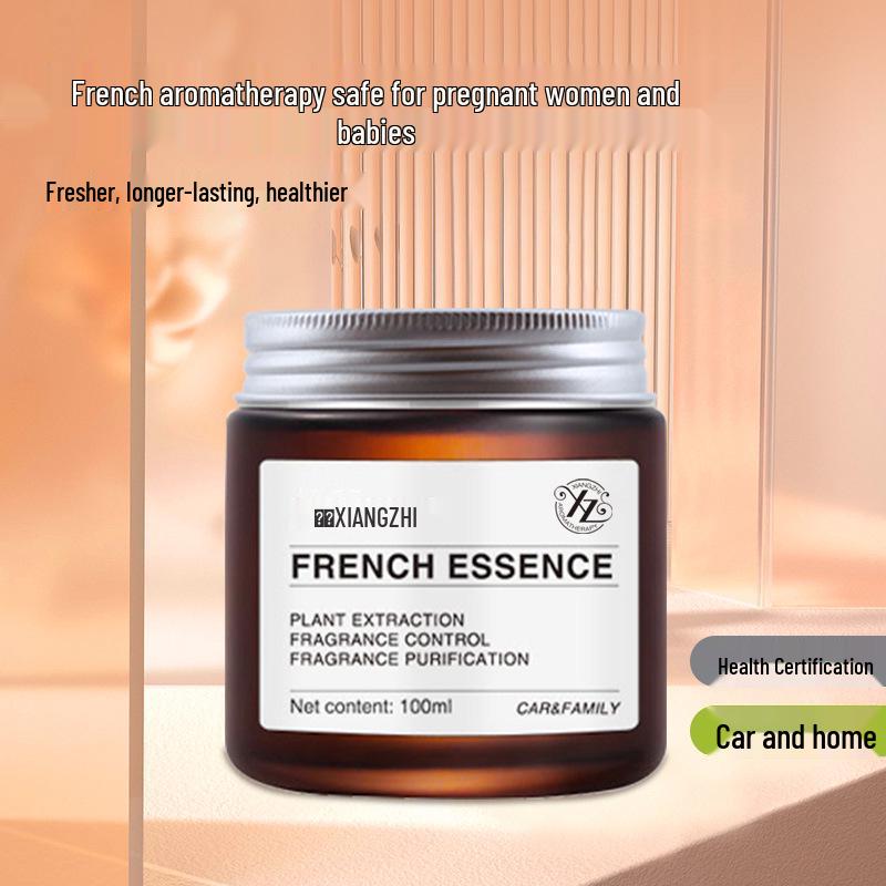 Premium Gardenia Scent Car Air Freshener Balm for Deodorizing and Aromatherapy