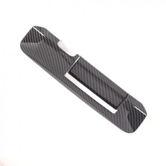 ABS Carbon Car Tailgate Handle Frame Trim Accessories For Toyota Tacoma 2006-15