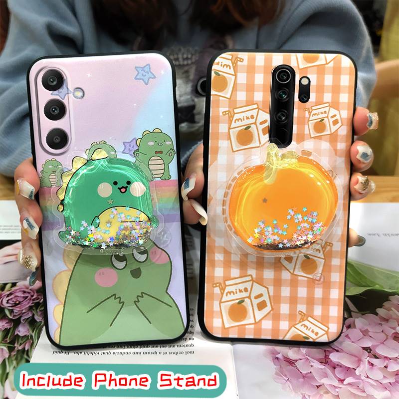Rotatable stand Kickstand Phone Case For Samsung Galaxy M56 5G/SM-M566B Simplicity cute Durable Skin feel silicone TPU