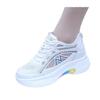 2025 summer new heightening shoes casual women's shoes platform flying mesh shoes breathable versatile travel shoes white shoes