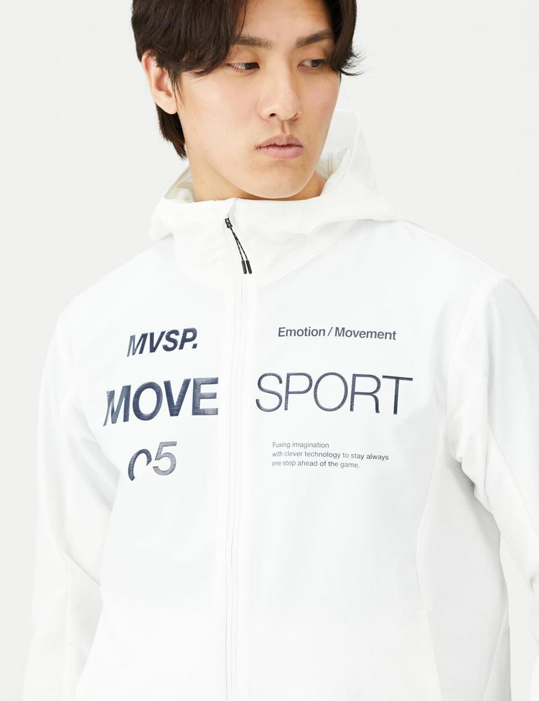 DESCENTE AIRY TRANSFER Spanlike Authentic Logo Full Zip Hoodie