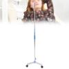 Adjustable IV Pole Stainless Steel IV Drip Stand Infusion Holder with 2 Hooks & Wheels for Home Clinic
