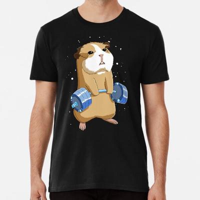 Funny Weight Lifting Fitness Gym Guinea Pig T-Shirt S-5XL Best T-Shirt