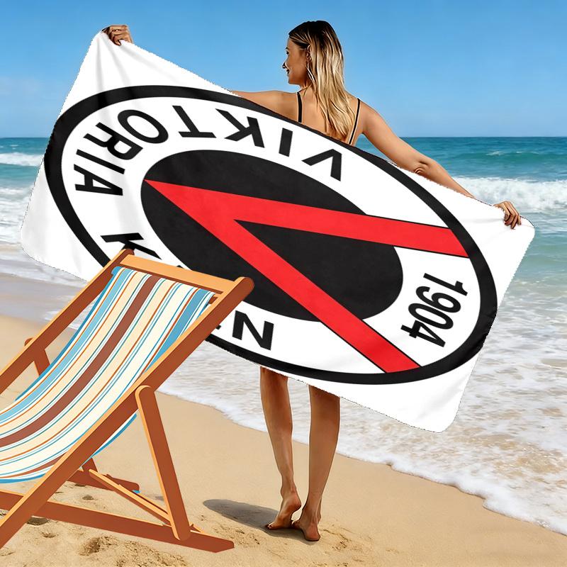 Fc Viktoria Kln Towel, Large Soft Quick Dry Towel for Beach Camping Swimming