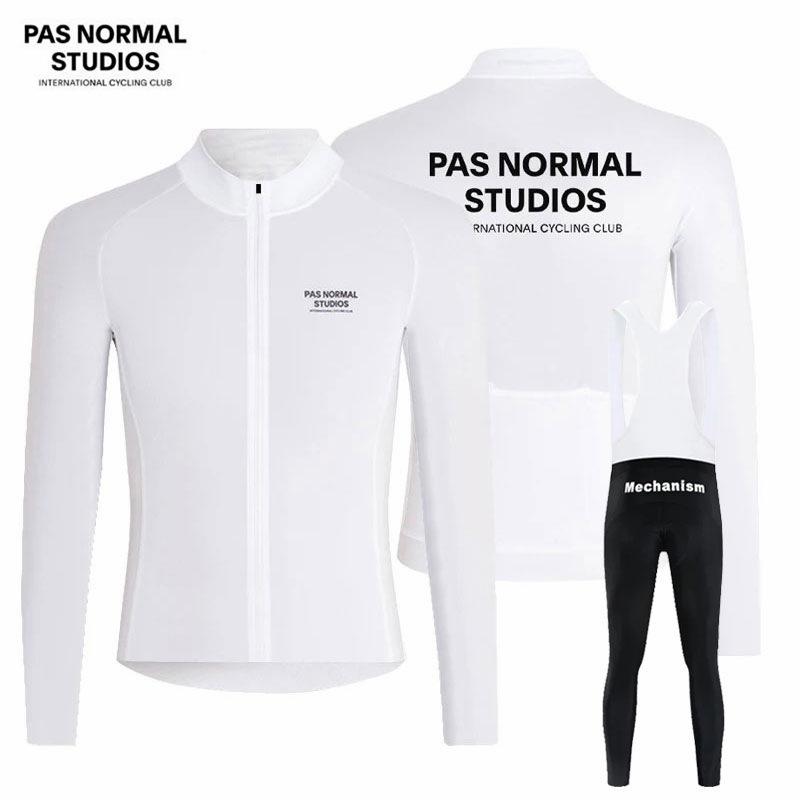 Long-sleeved New PAS Spring and Autumn Cycling Suit Men's Team Version PAS Bicycle Road Bike Cycling Suit Foreign Trade