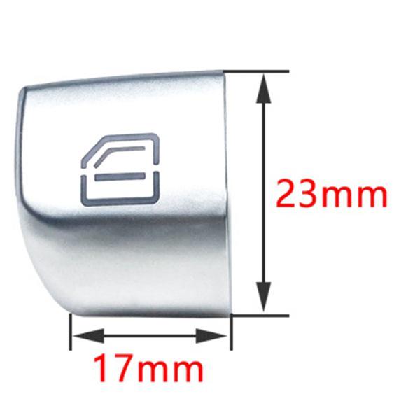 Silver ABS Car Door Window Switch Repair Cover (Part 2059056811) for Mei