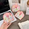 Dopamine Summer Mini Multi-Layer Card Holder Portable Storage Bag Cartoon Design Compact Women Wallet